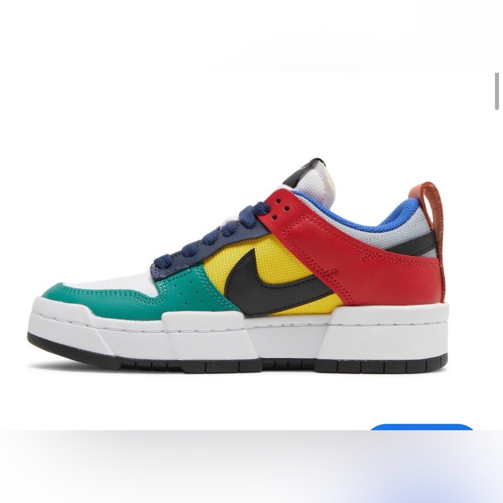 Nike Dunk Low Disrupt Disruption Basketball Shoe Women’s 8 Colorful Multi-Color